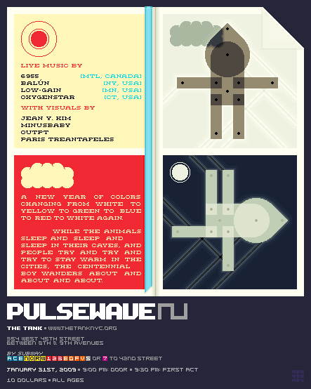 Pulsewave January 2009 flyer